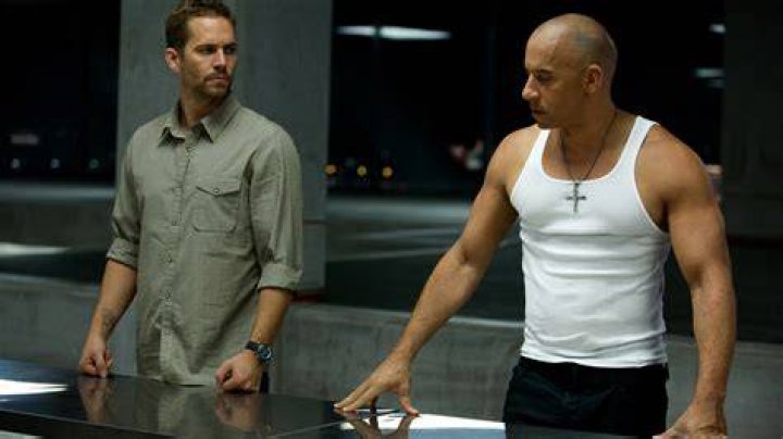 Vin Diesel in a scene from Fast & Furious 9.
