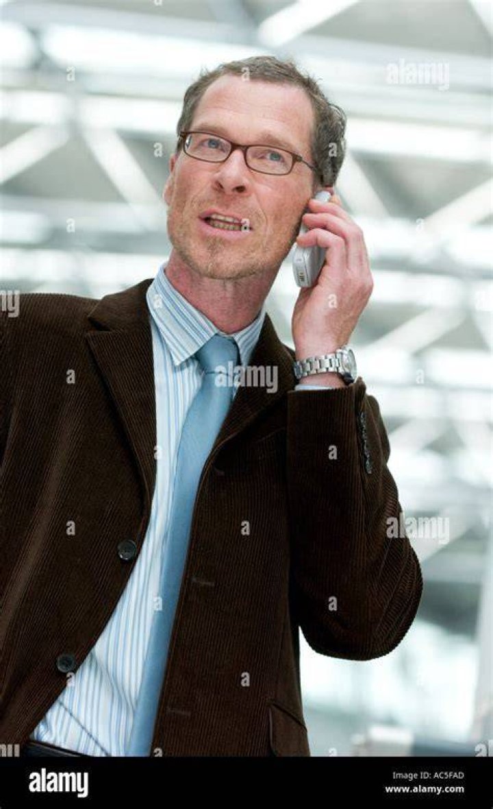 Walter talks on the phone from Breaking Bad