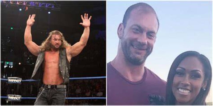 Wes Brisco in ring hands raised and post career with Red Velvet