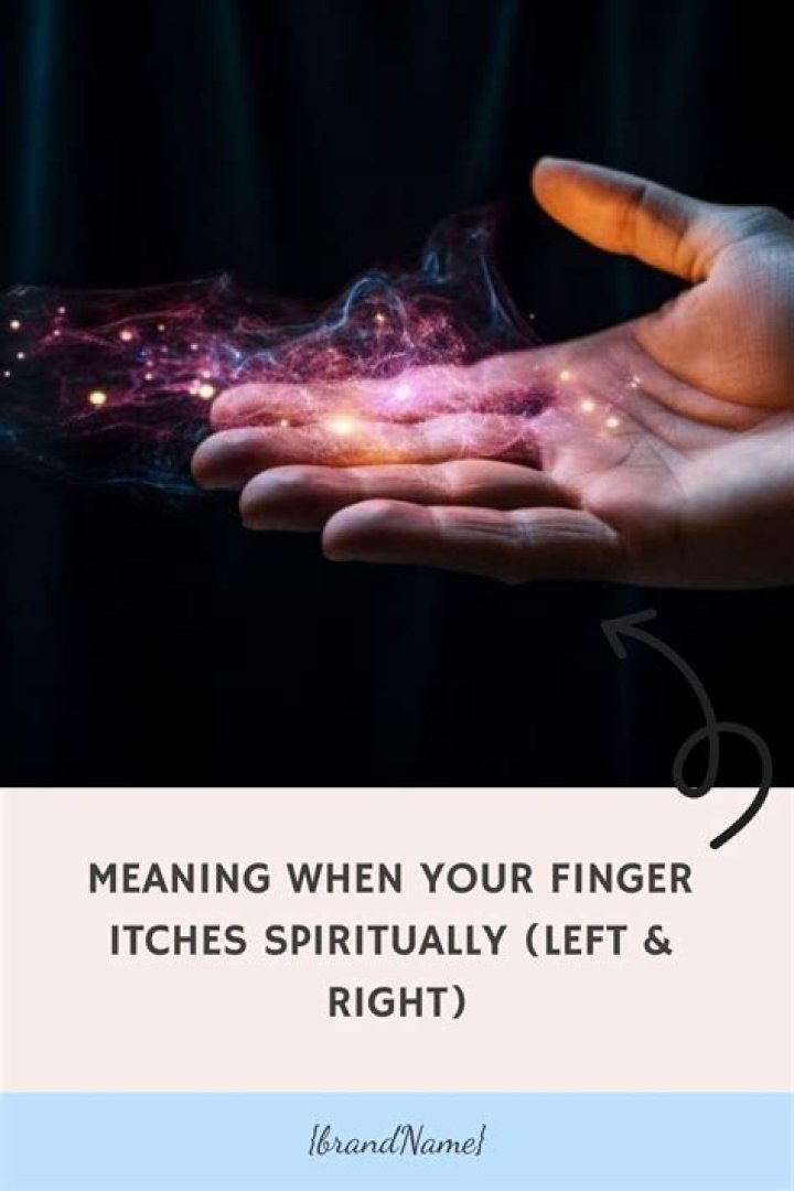 What It Means When Your Finger Itches