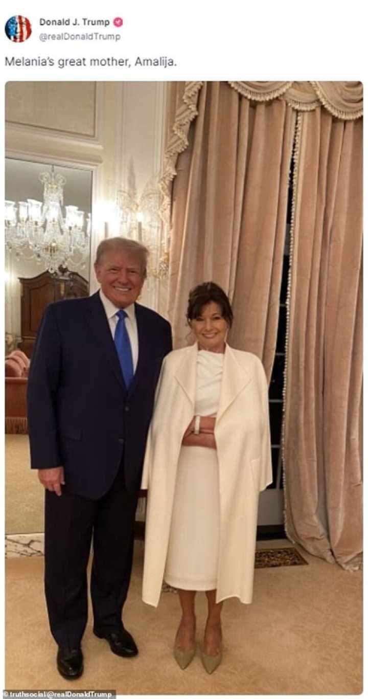 What We Know About Melania Trump's Close-Knit Relationship With Her Mom Amalija Knavs