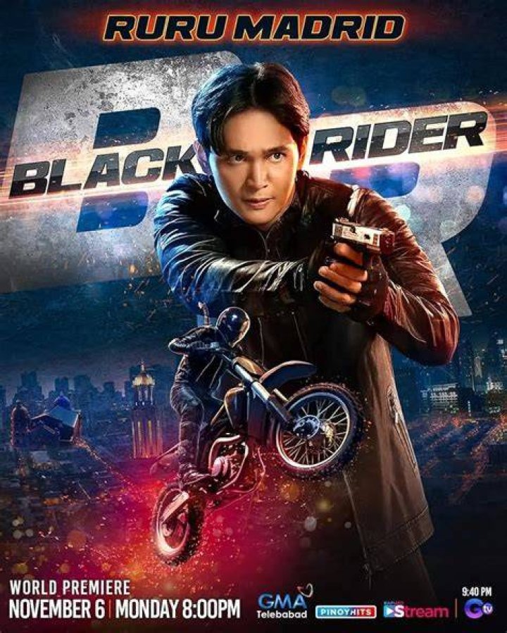 Who played the black rider on community?