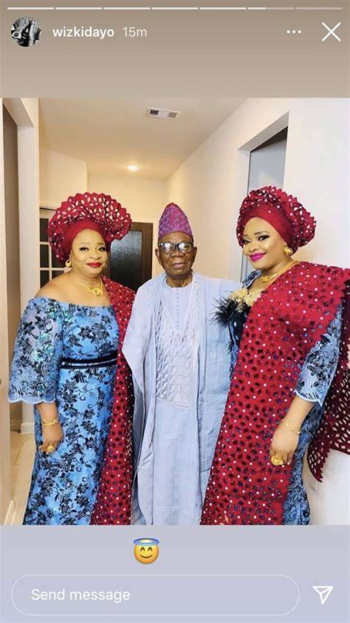 Wizkid Flaunts His Parents, Muniru Olatunji Balogun & Jane Dolapo