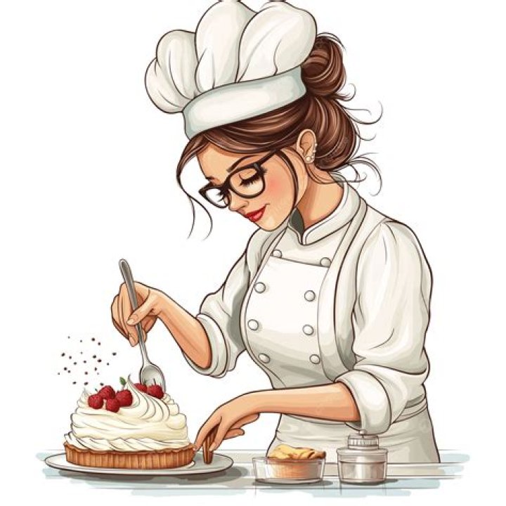 Woman, baker, cake, art, video Woman, baker, cake, art, video