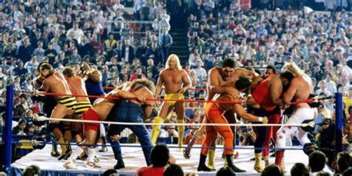 WrestleMania 2 battle royal Cropped