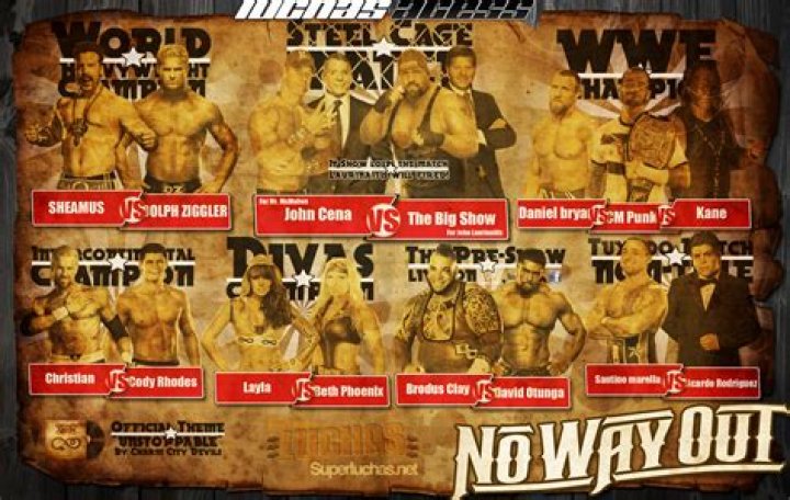 WWE No Way Out 2012 Poster
