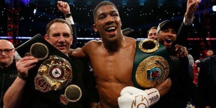 Yeta Odusanya Heavyweight Champion Anthony Joshuas Editorial Stock