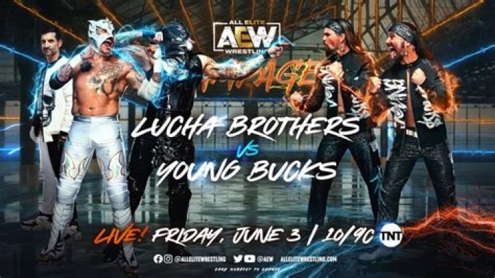 Young Bucks Vs Lucha Brothers at All Out 2019.
