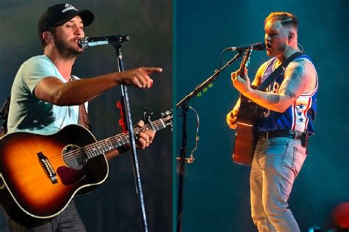 Zach Bryan and Luke Bryan shout out Philadelphia Eagles on tour