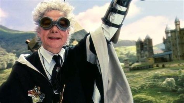 Zo&euml; Wanamaker as Madam hooch in Hogwarts mystery year one